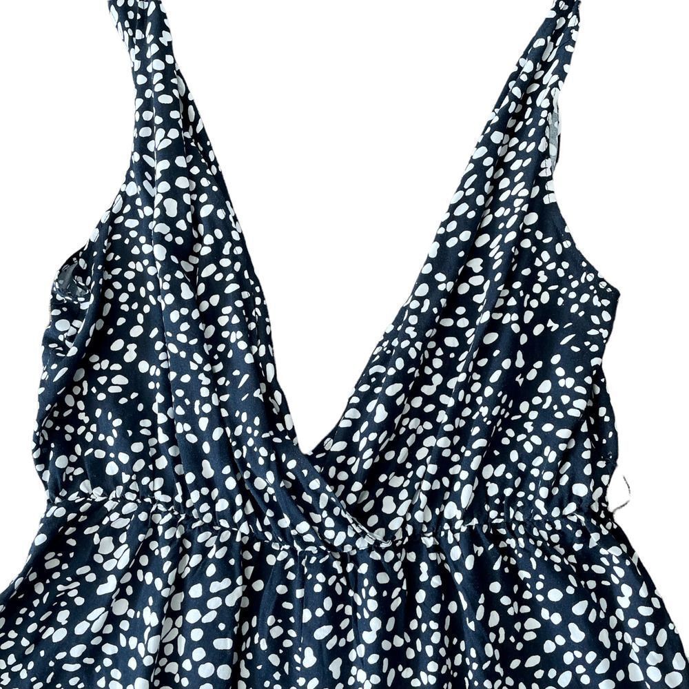 ASOS Navy and White Polka Dot Romper - Picture 3 of 10